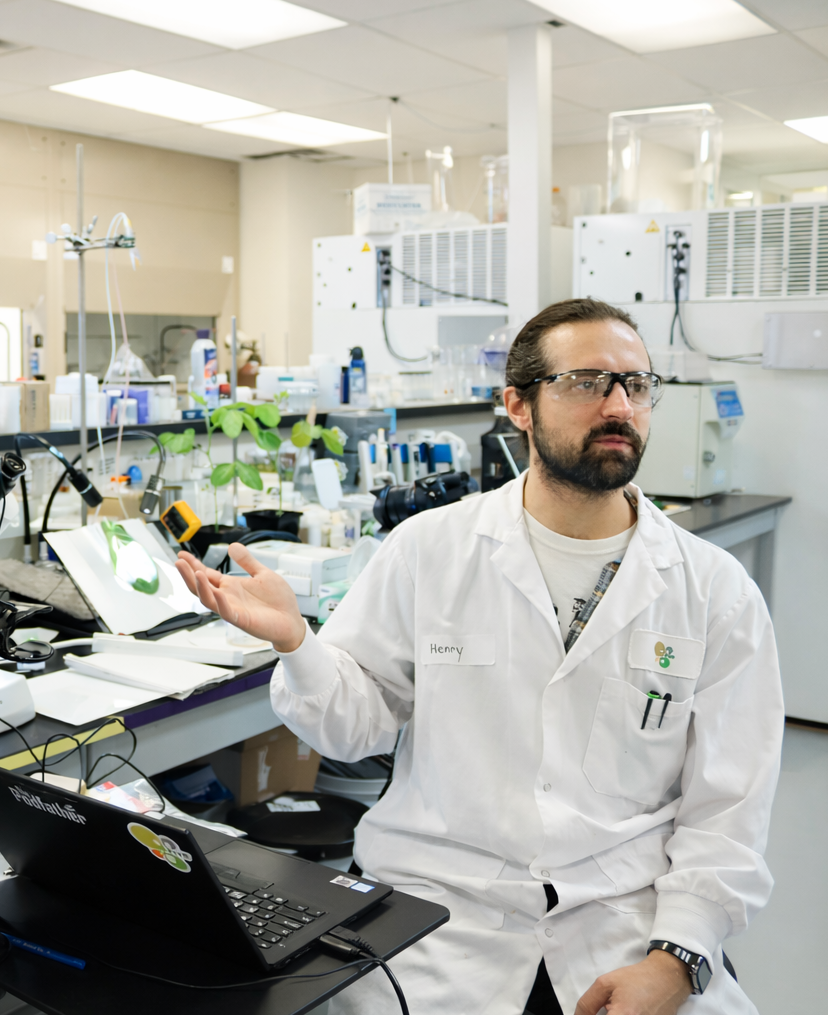 Scientist in lab discussing research-1